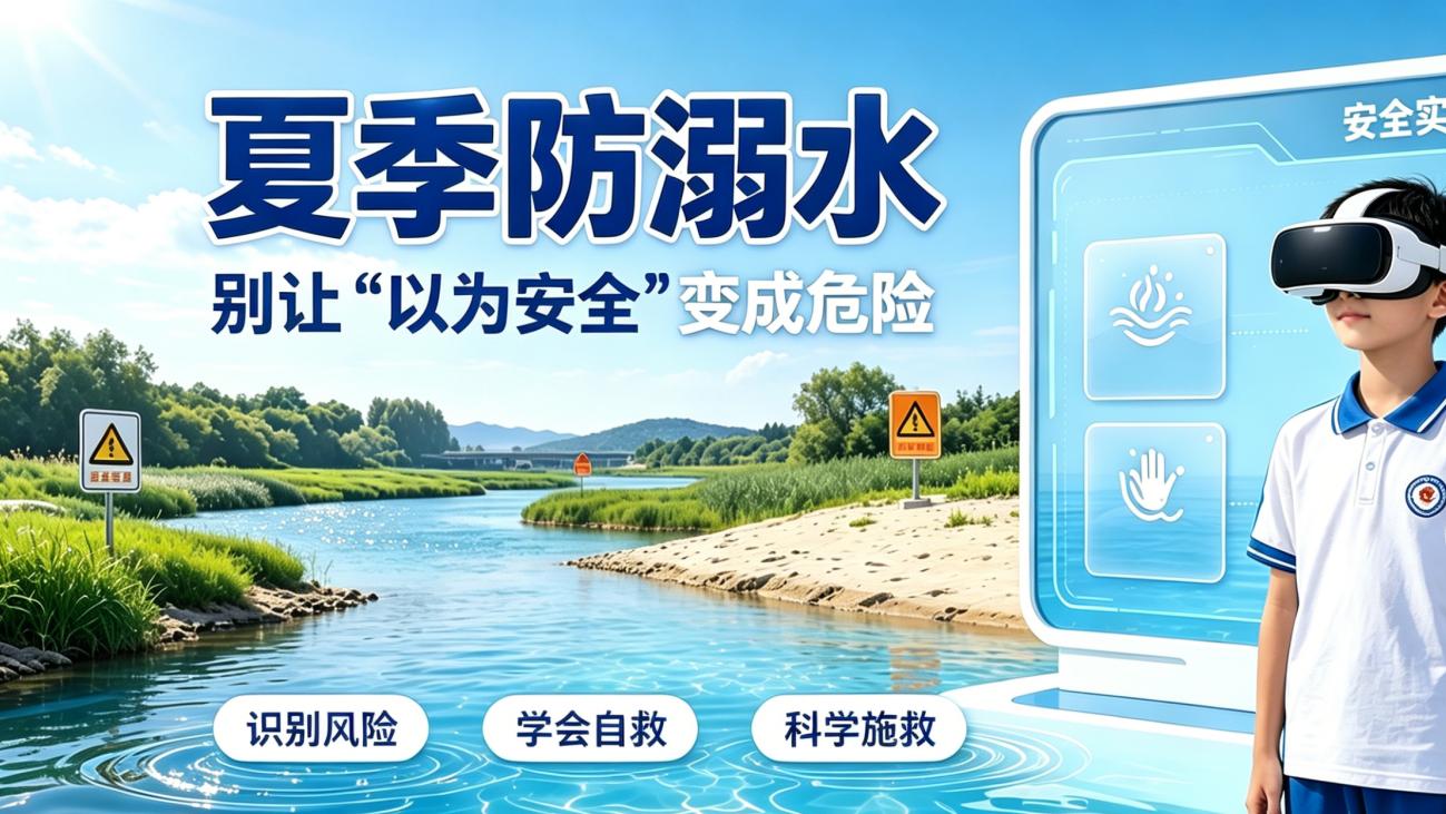 夏季防溺水VR科普：避开认知误区，掌握科学自救方法