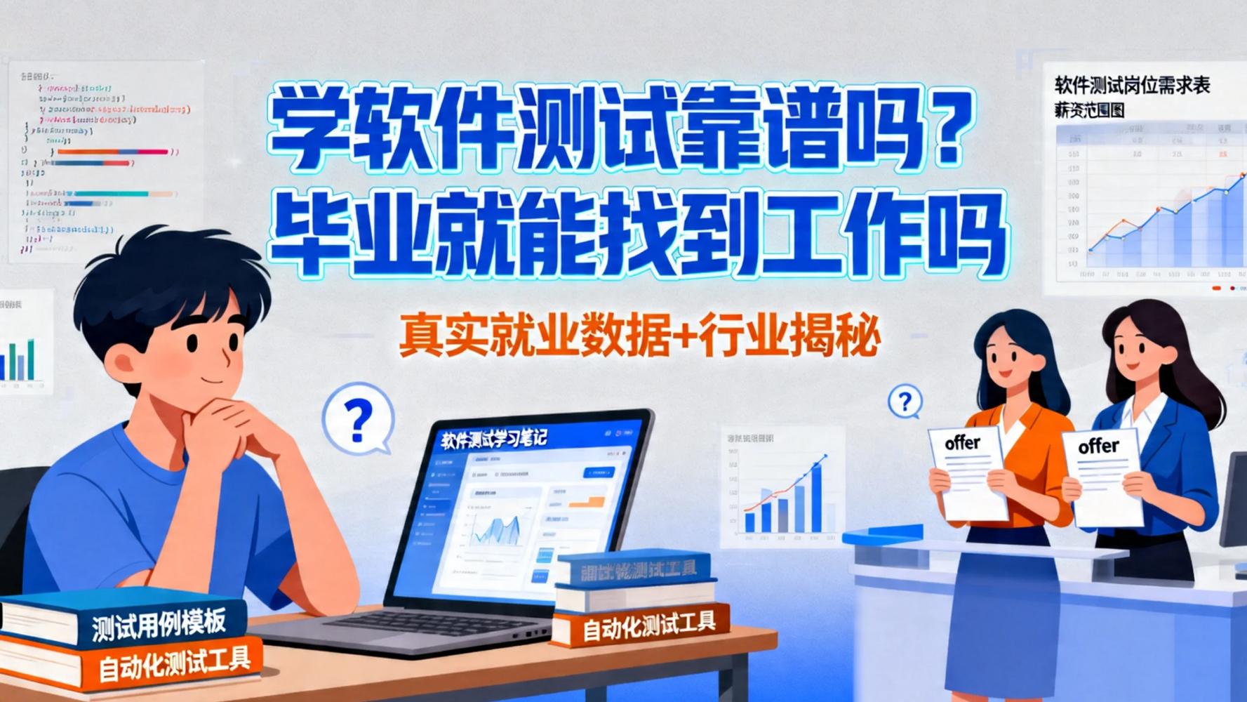 学软件测试靠谱吗？毕业就能找到工作吗