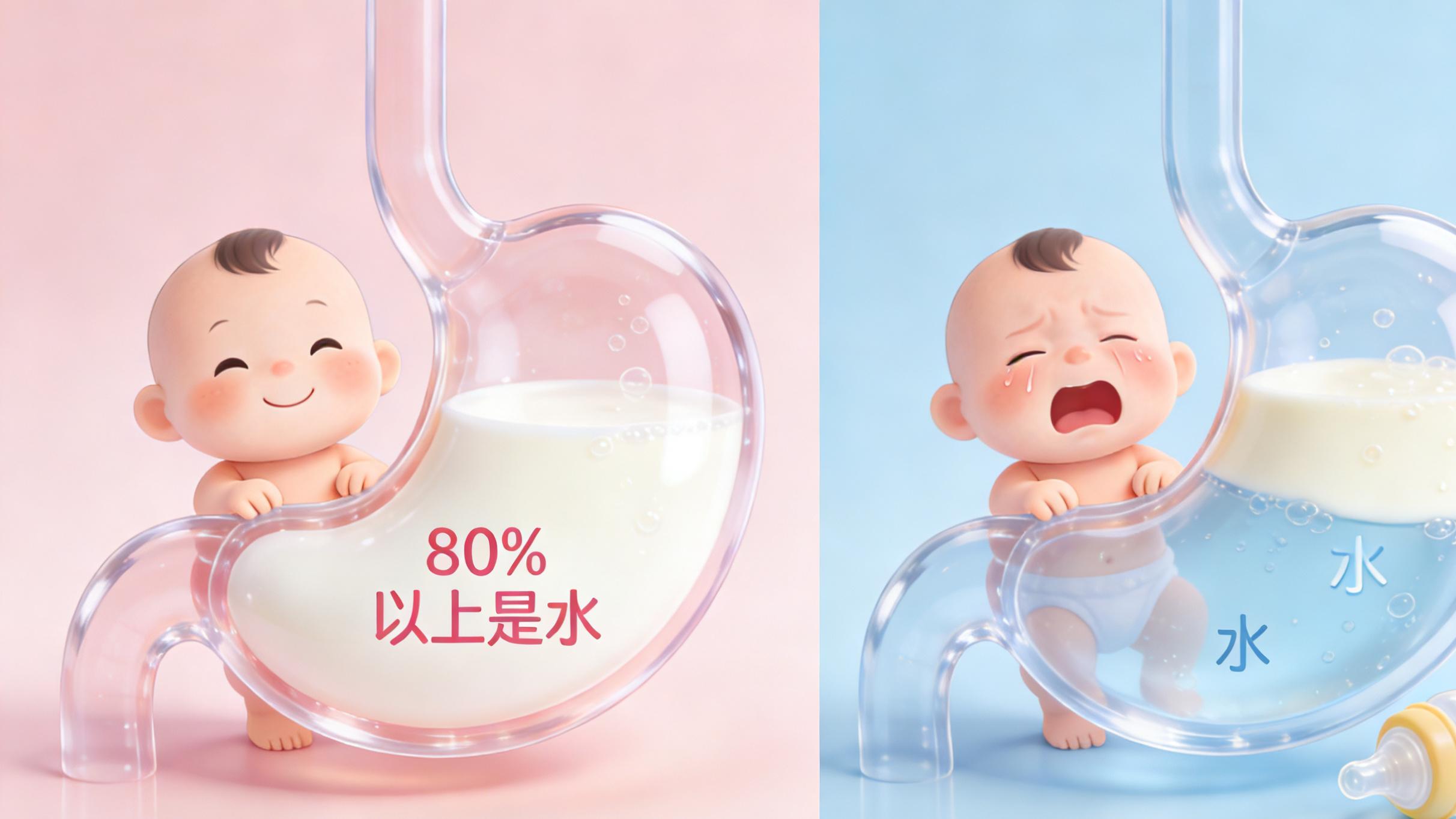 别给宝宝喂水了！忠告：6个月内这样做，是在伤害他