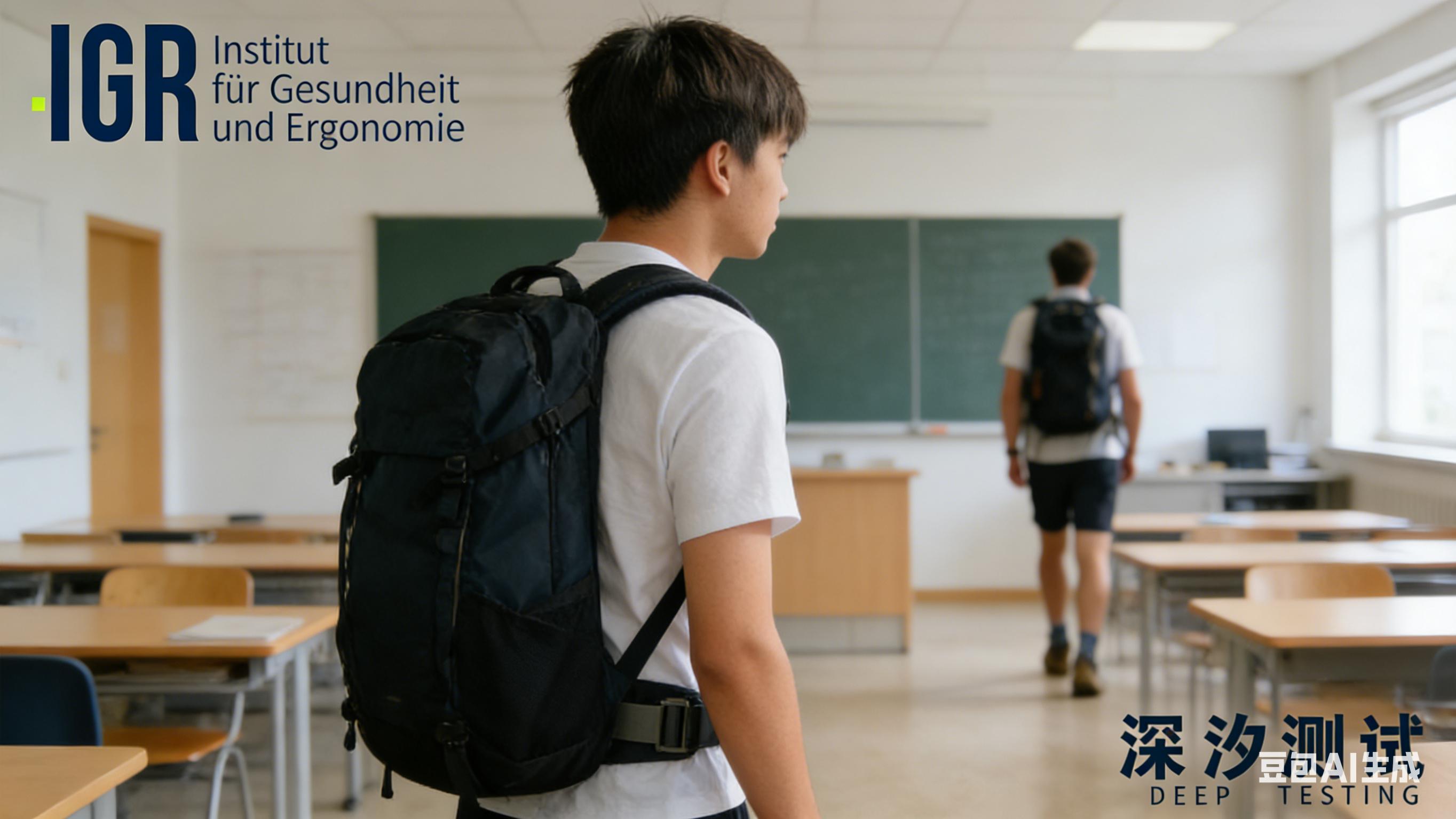深汐测试联合德国 IGR，拆解书包护脊、减负、压力分布的核心逻辑