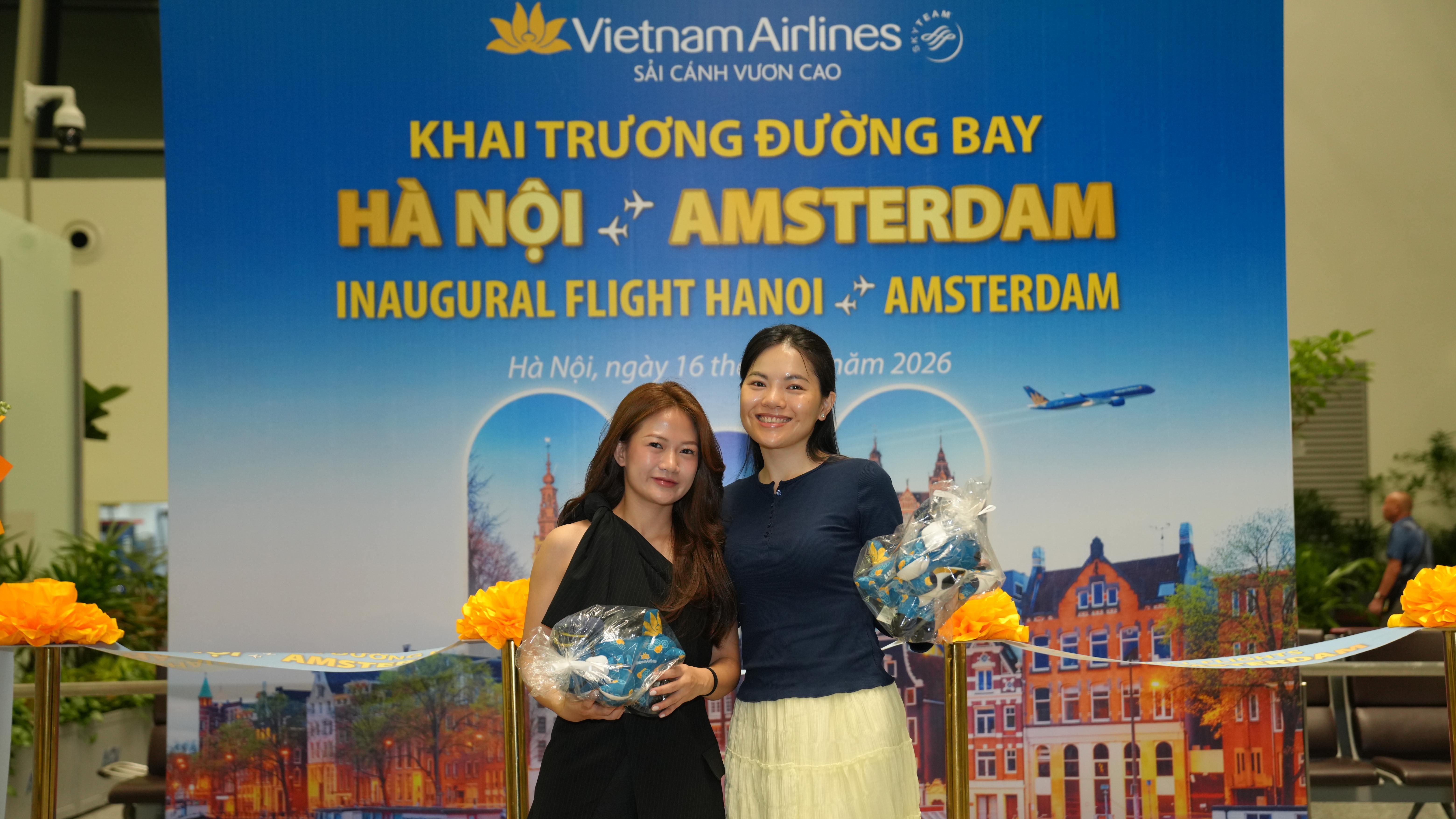 越南航空正式开通河内—阿姆斯特丹直飞航线