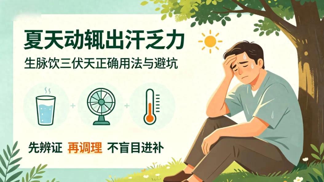 总出汗、心慌乏力？生脉饮夏天怎么喝才对（避坑指南）