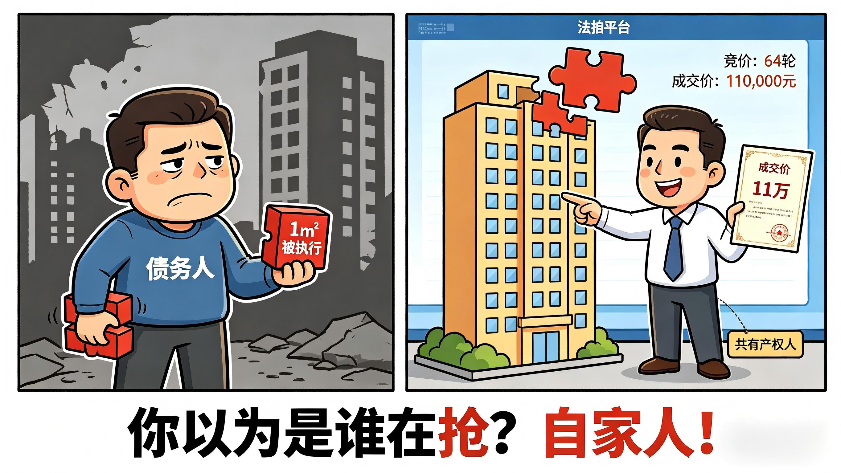1平米的房子也能参加法拍？