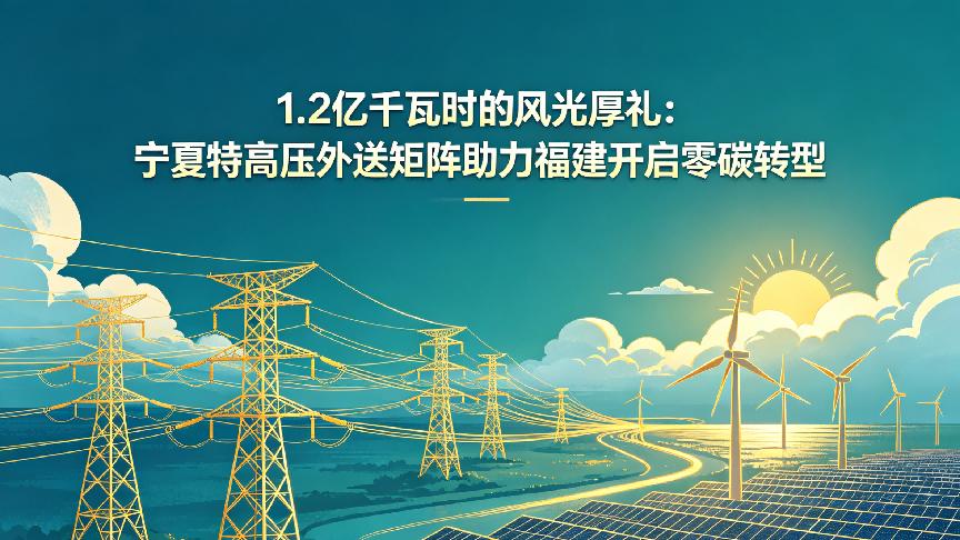 宁夏特高压外送矩阵助力福建开启零碳转型