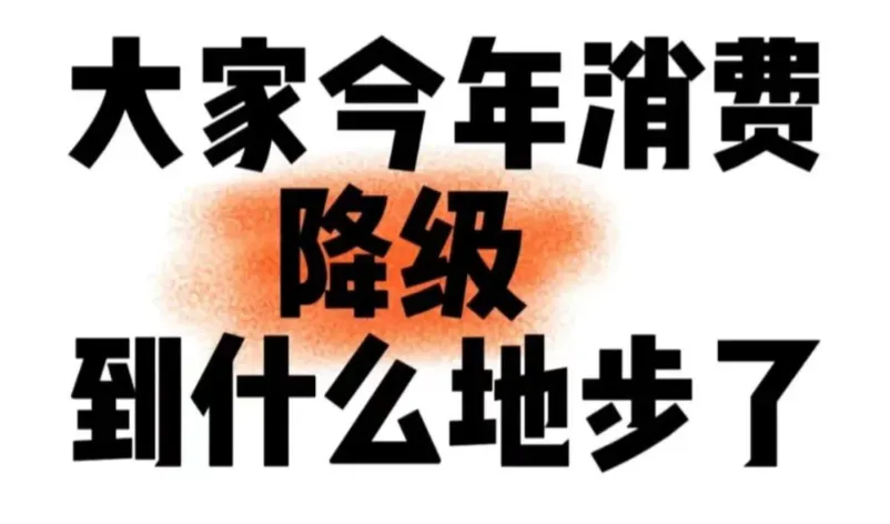 消费降级让我成了“零负债人群”