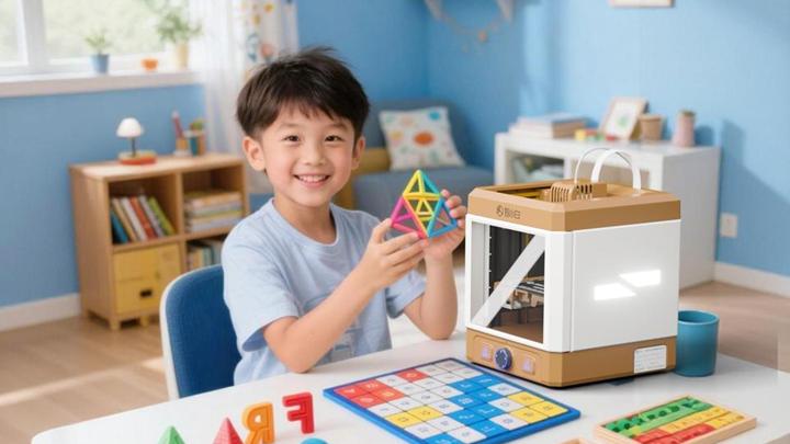 刘强东返乡送年货 智小白3D打印亮相首个京东AI教室