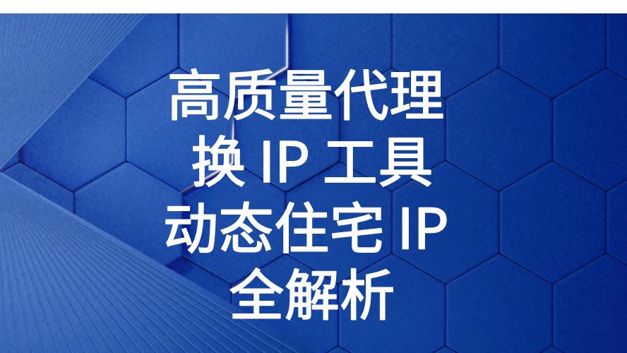 代理与换 IP 工具协同发力，动态住宅 IP 撑起安全上网保护伞