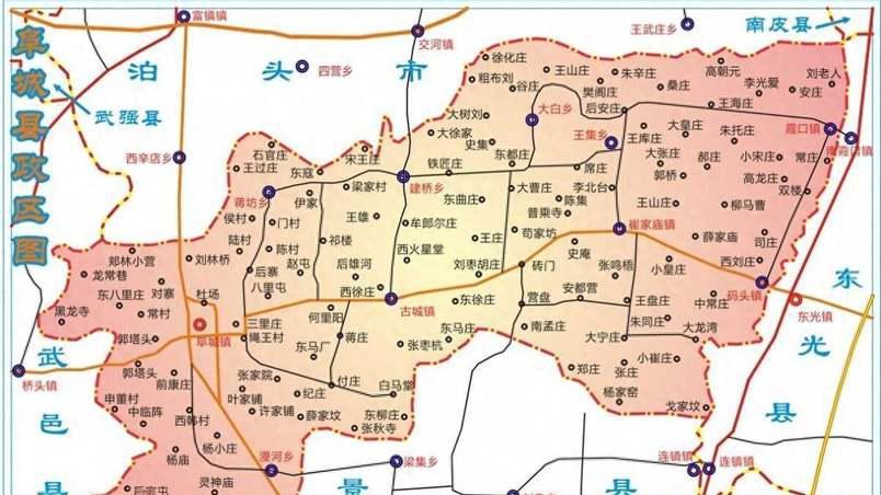 孙姓聚集地：阜城县