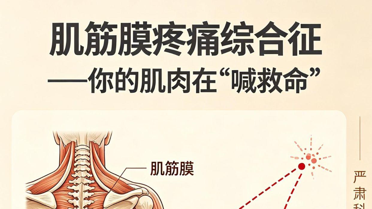 肌筋膜疼痛综合征——你的肌肉在"喊救命"