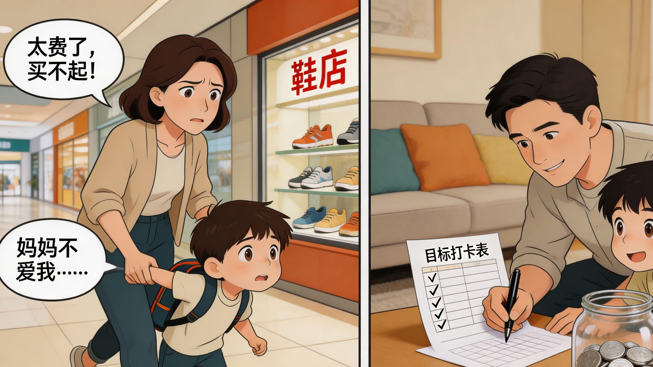 别再说“买不起”了！孩子要贵东西，这4步比掏钱更管用