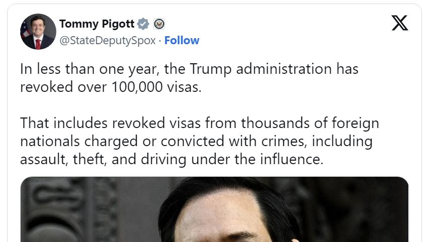 美国签证一年撤销10万份, B1/B2商务旅游签证占大头