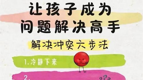 遇事只会哭？教孩子冲突六步法