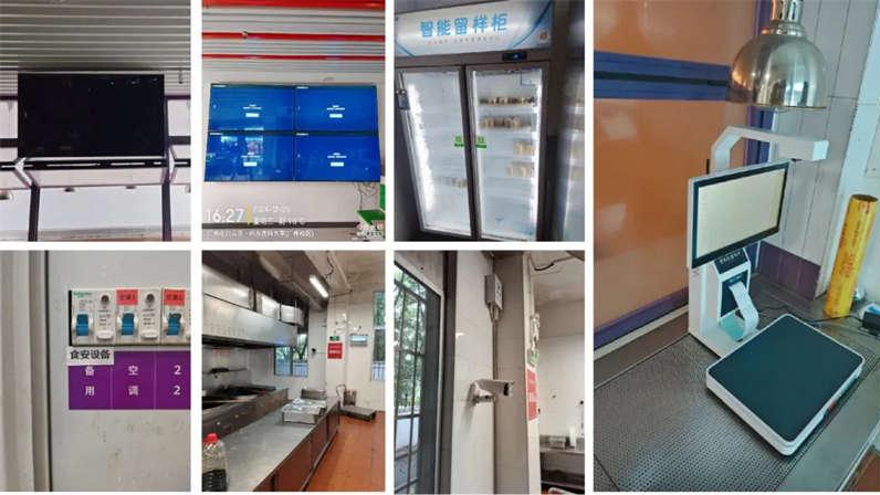 高校智慧食堂自助称重餐台，配套设备安装施工细节