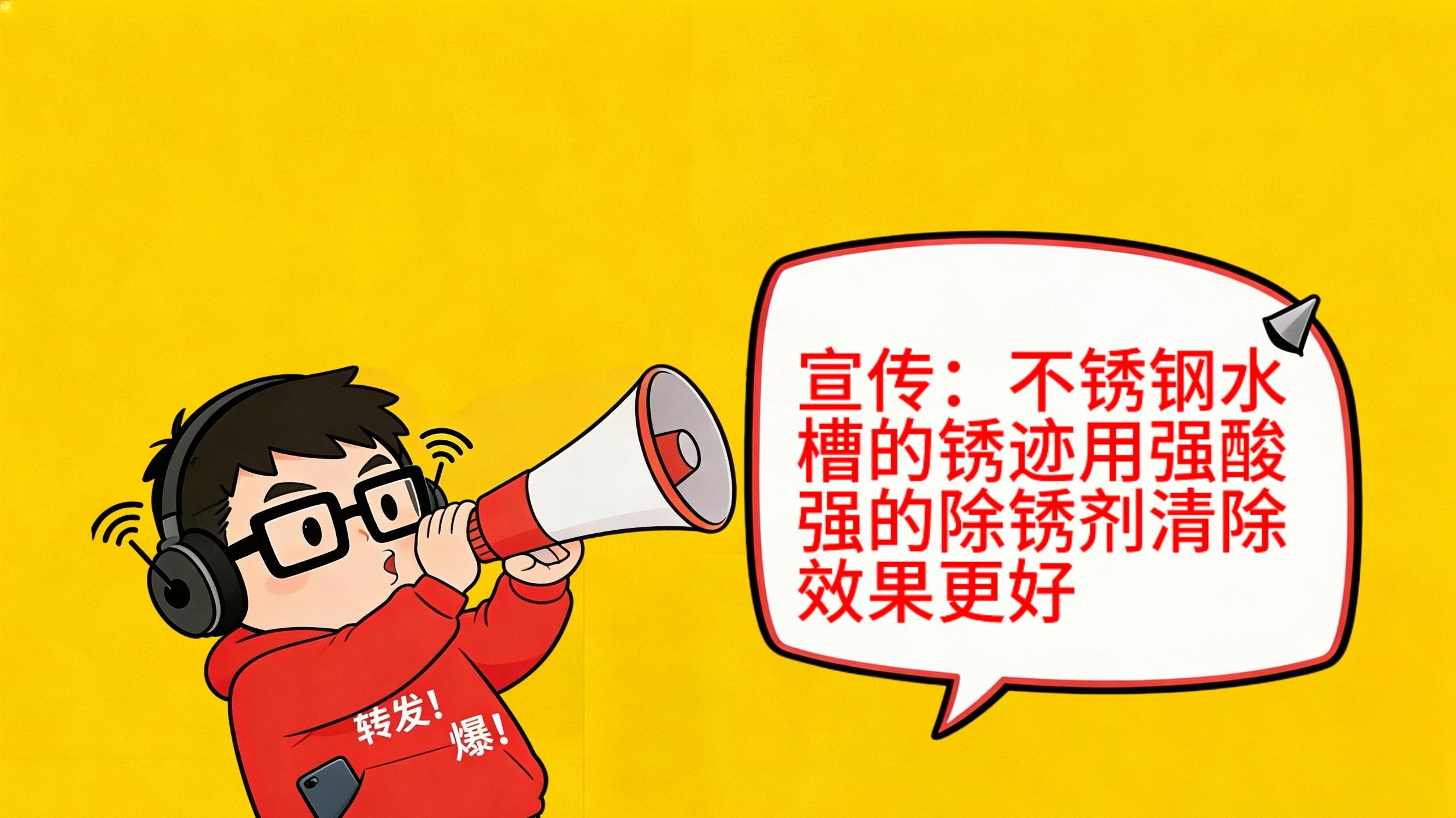 不锈钢水槽除锈有啥妙招？白醋vs柠檬酸的除锈速率对比