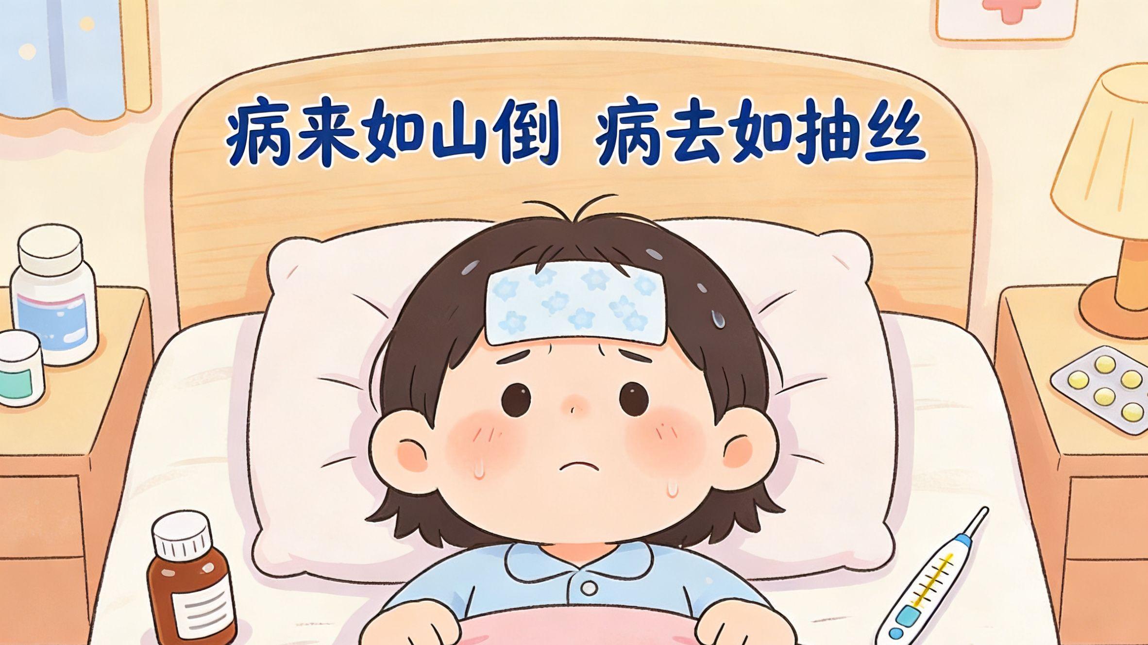 老话说：病来如山倒，病去如抽丝