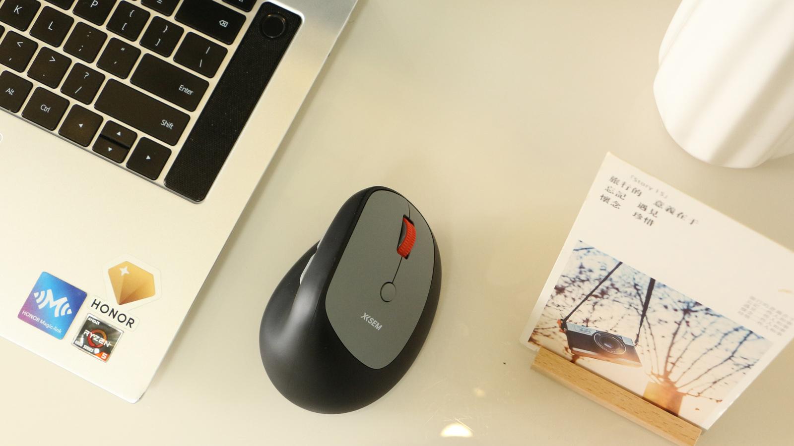 鼠标手有救了？垂直握抓是什么体验？西圣M1无线蓝牙垂直鼠标测评