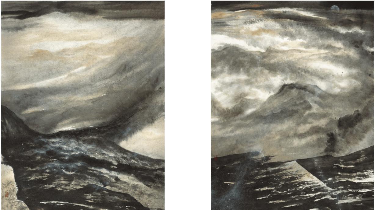 墨韵开新境，天地铸诗魂 —— 评刘云《天地之灵》系列水墨创作（二）