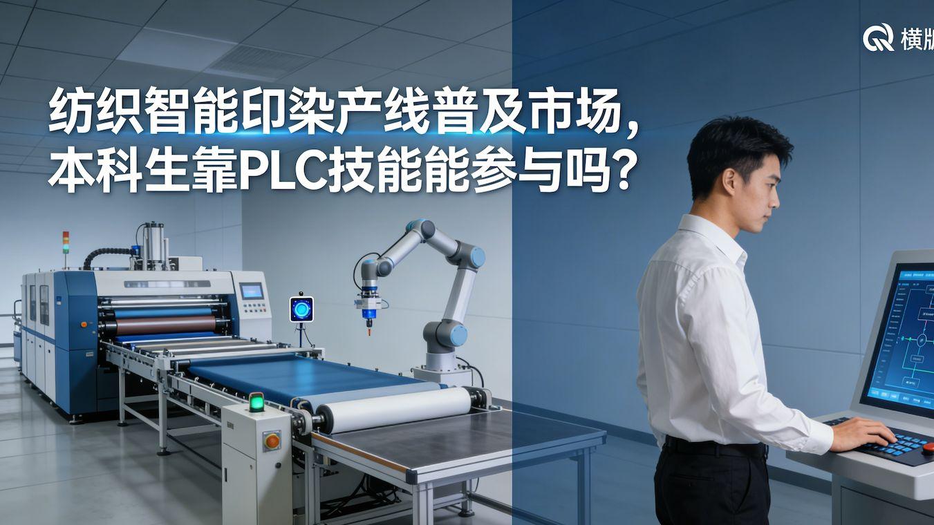 纺织智能印染产线普及市场，本科生靠PLC技能能参与吗？