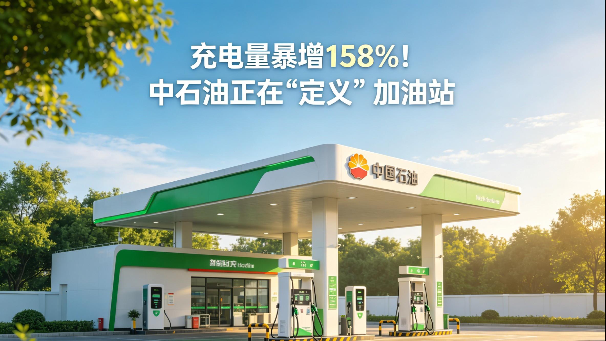充电量暴增158%！中石油正在“重新定义”加油站