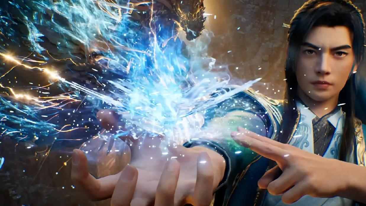 凡人修仙传最后一集，韩老魔个人秀，乾蓝冰焰秒杀元婴