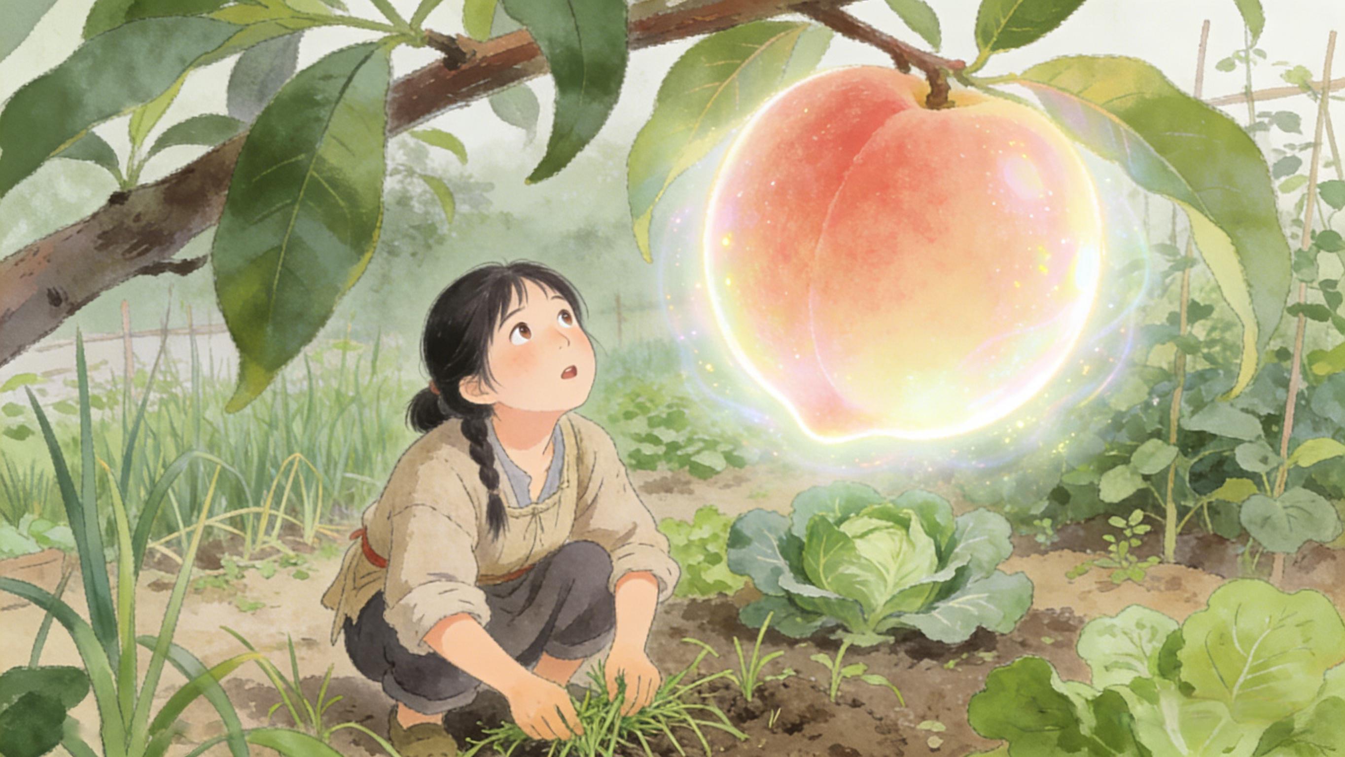 民间志怪故事-仙桃孕灵童