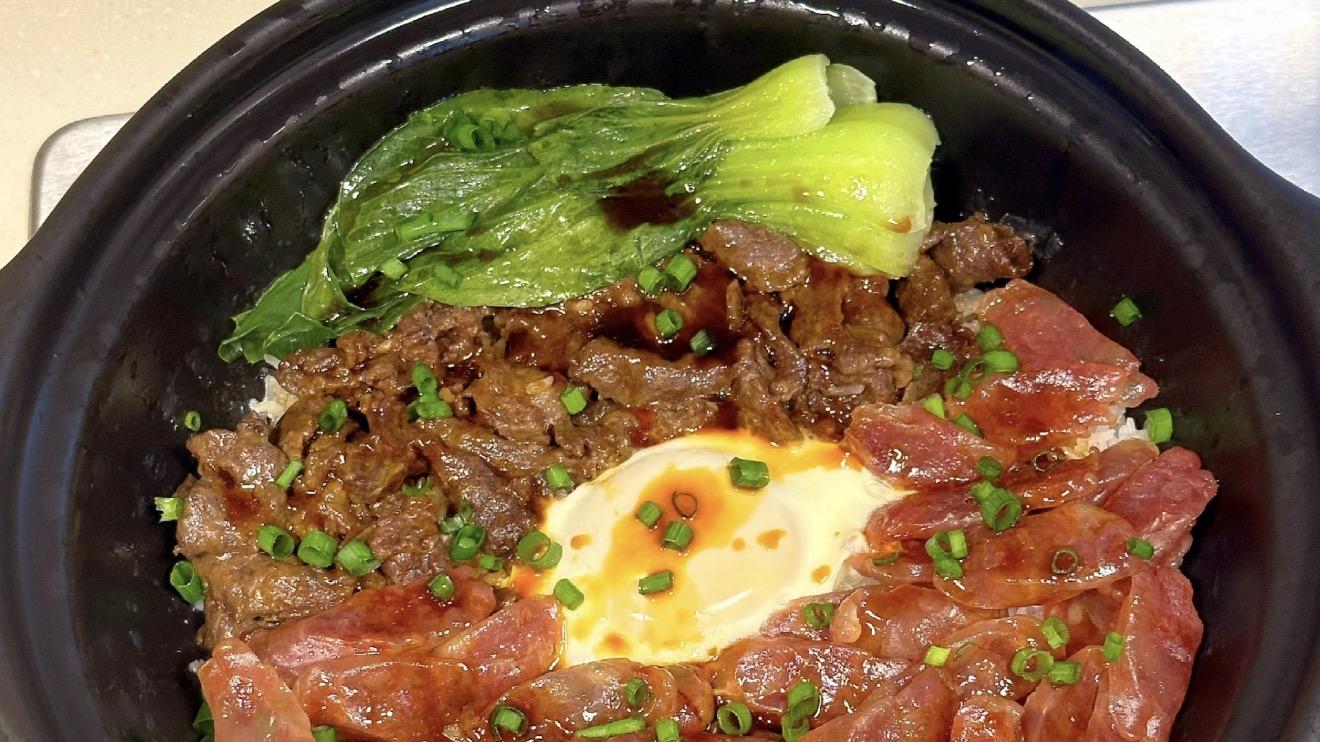 在家就能做的喷香煲仔饭