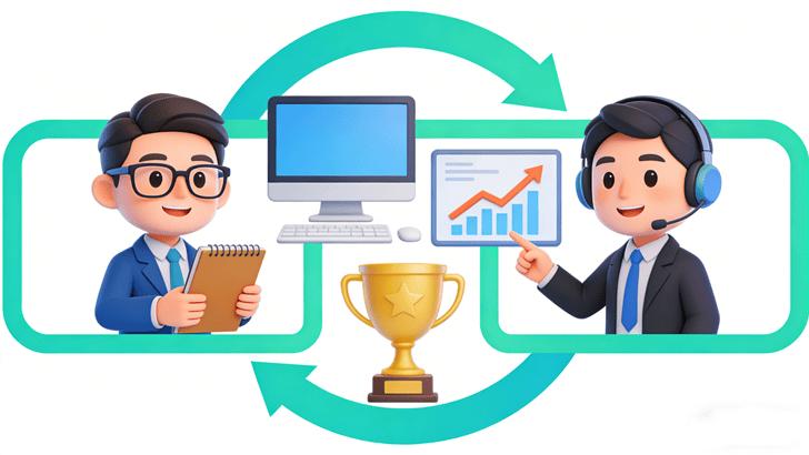 销售业绩提不上来? 用培训系统搭建全周期销售赋能闭环