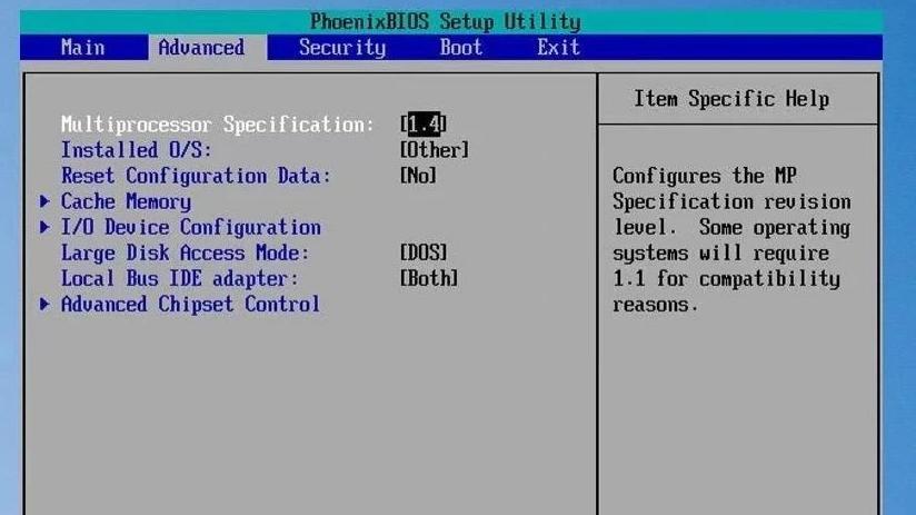 家用电脑BIOS（PhoenixBIOS）英文对照中文翻译