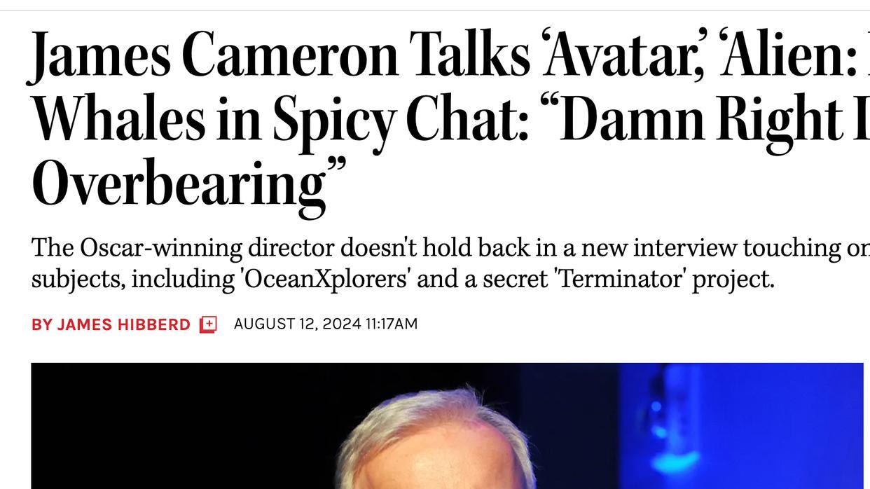 希波尔觉得《异形》能够崛起，古恩忽略《水之道》的优点