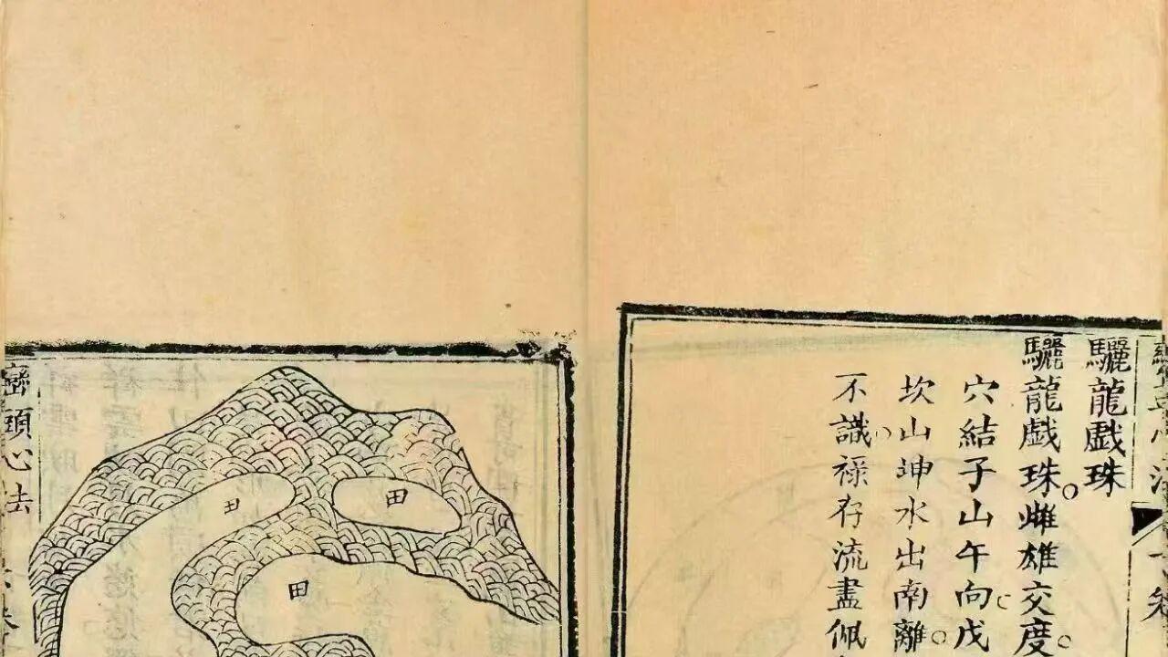 清代峦头巅峰《峦头心法图诀》蔡麟士著 226 页两册 形势派图解真传