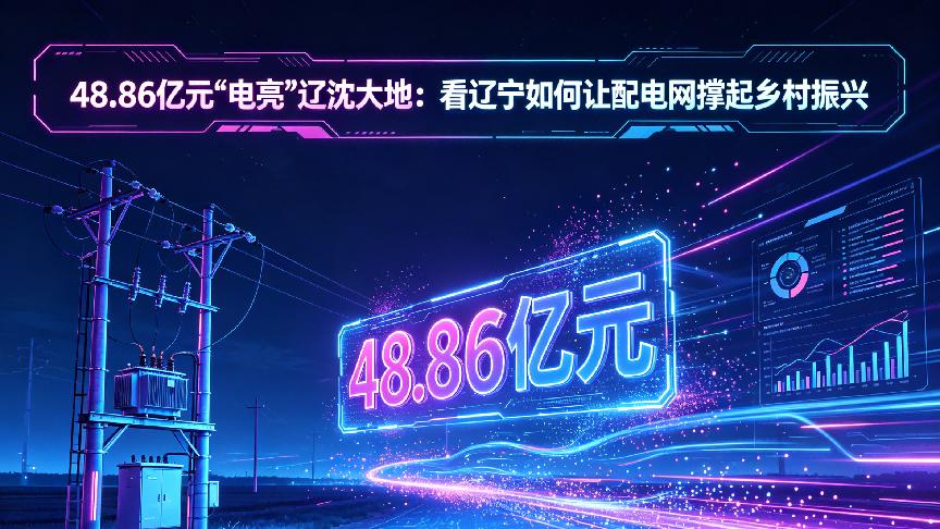 48.86亿元“电亮”辽沈大地：看辽宁如何让配电网撑起乡村振兴
