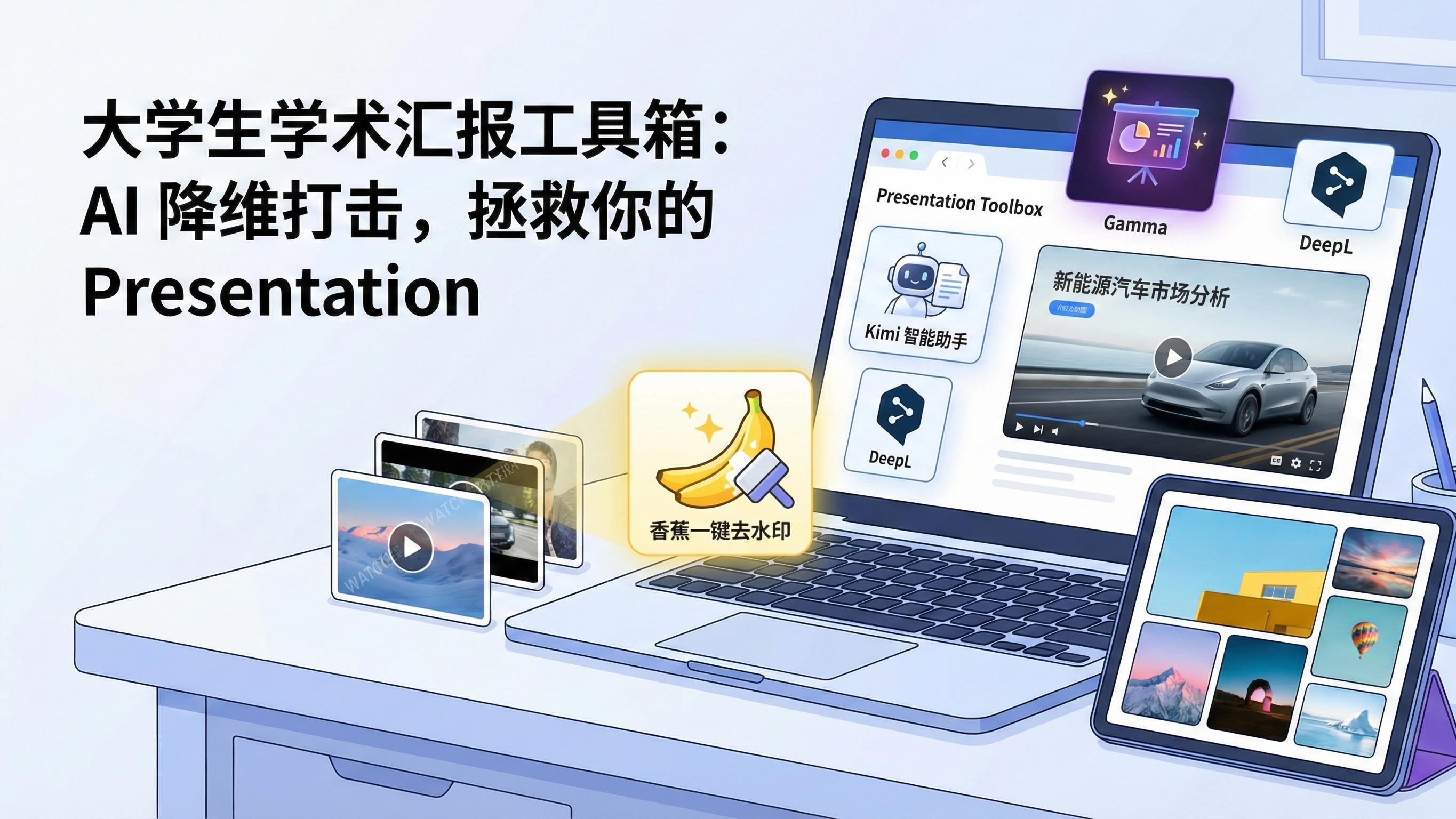 答辩 PPT 太丑被导师骂？这 4 款 AI 神器助你轻松拿 A+