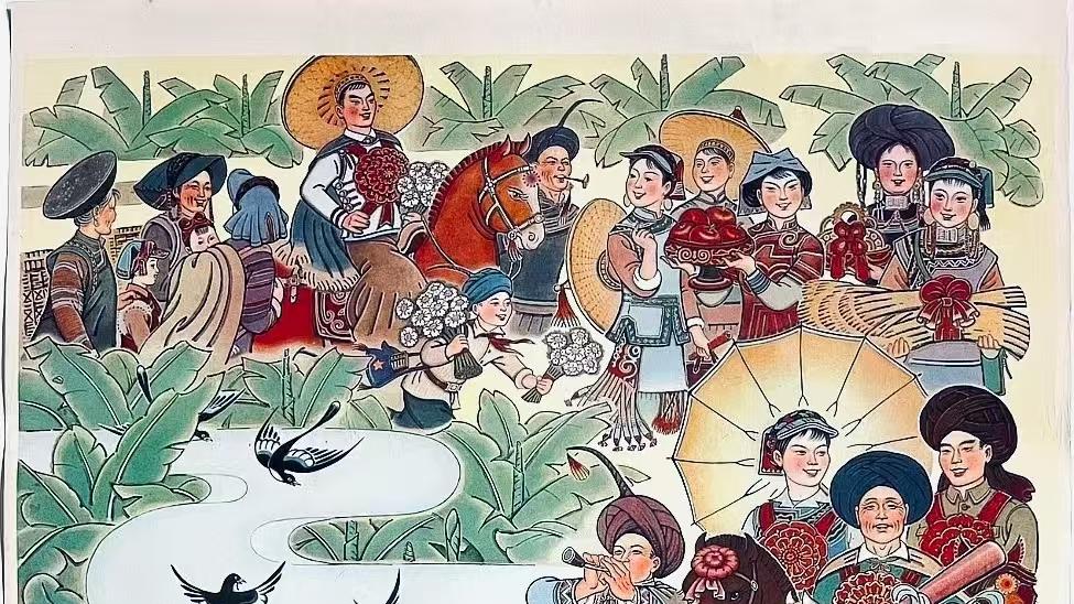 天津杨柳青年画艺术家邵文锦