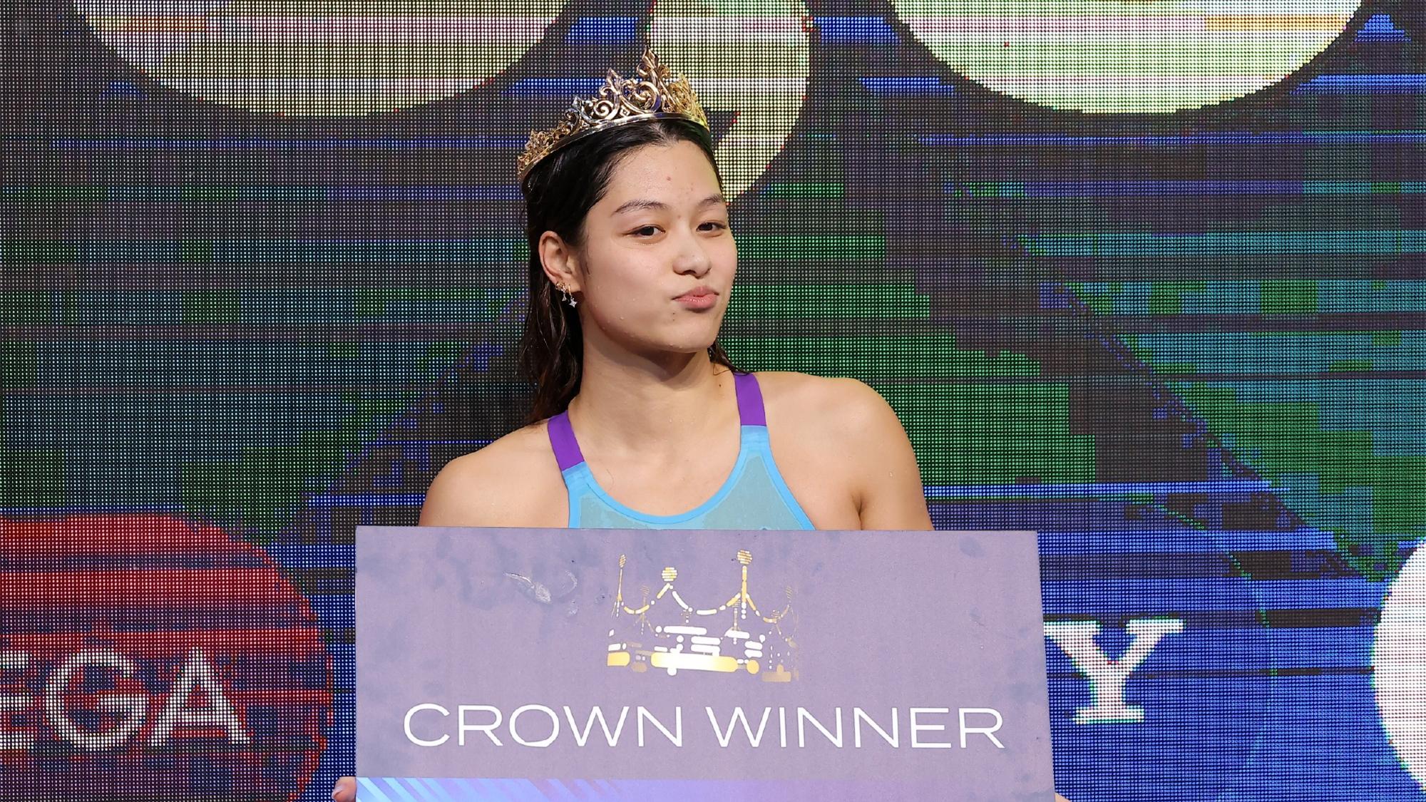 奖金60万！中国21岁游泳女神破纪录夺三连冠：又美又飒剑指世锦赛