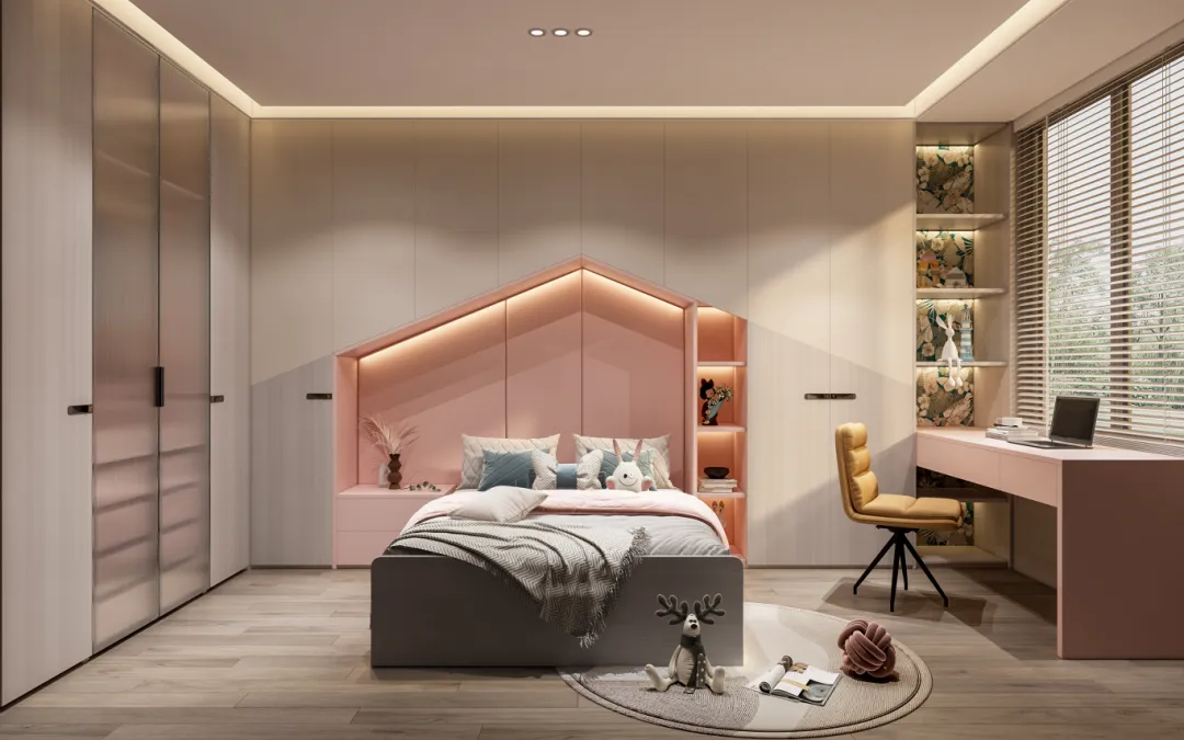 给娃一个治愈小天地，这样布置舒服又省心