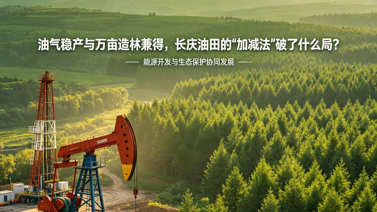 油气稳产与万亩造林兼得，长庆油田的“加减法”破了什么局？