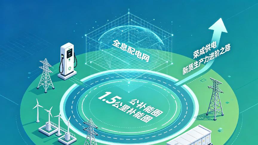 1.5公里补能圈与全息配电网：荣成供电的“新质生产力”进阶之路