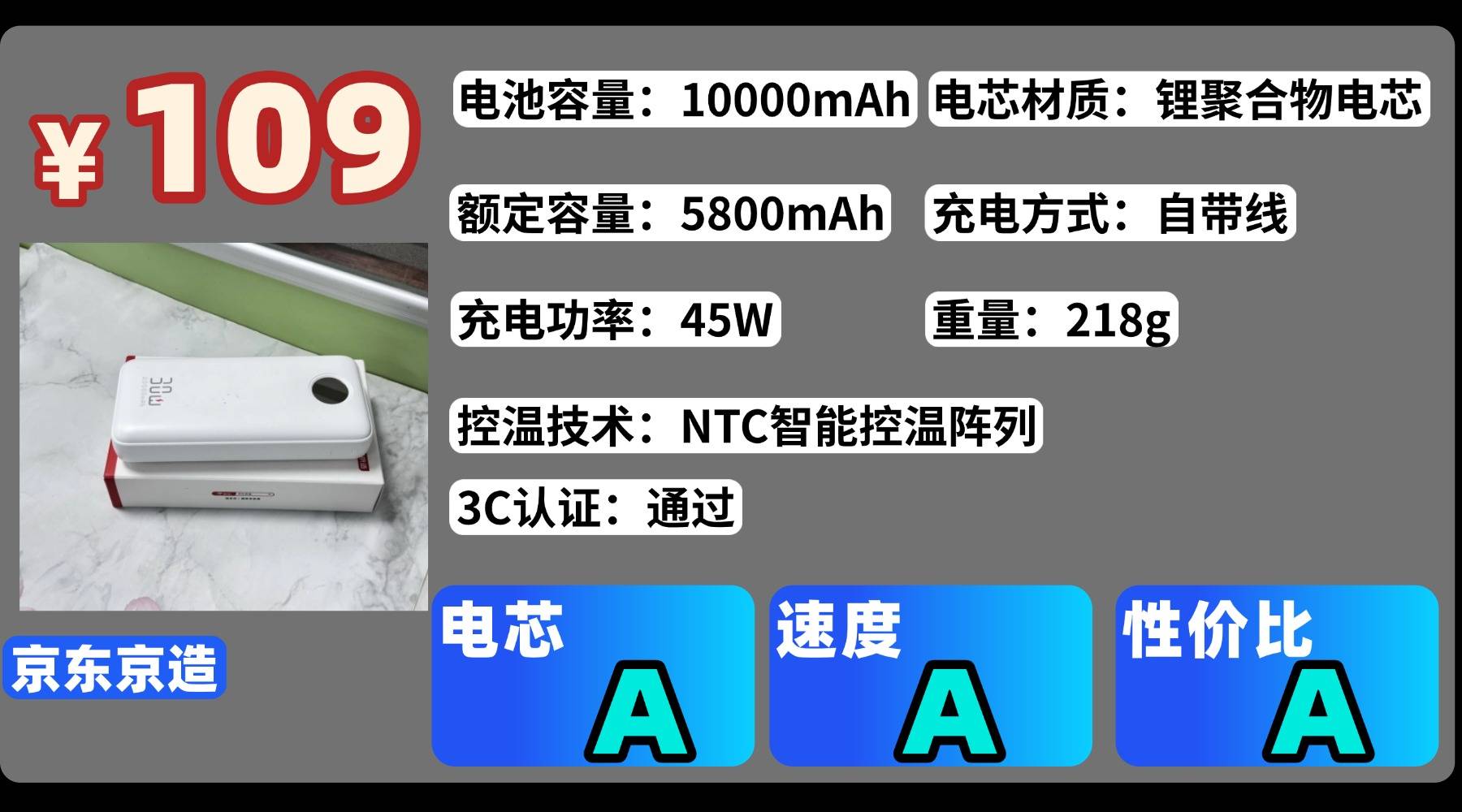 充电宝什么电芯好？2026年10大耐用充电宝推荐，怎么选一篇讲清！