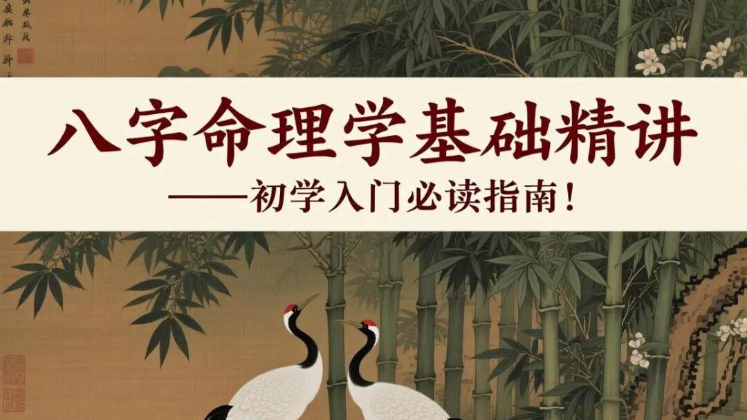 姜群：八字命理学基础精讲——初学入门必读指南！