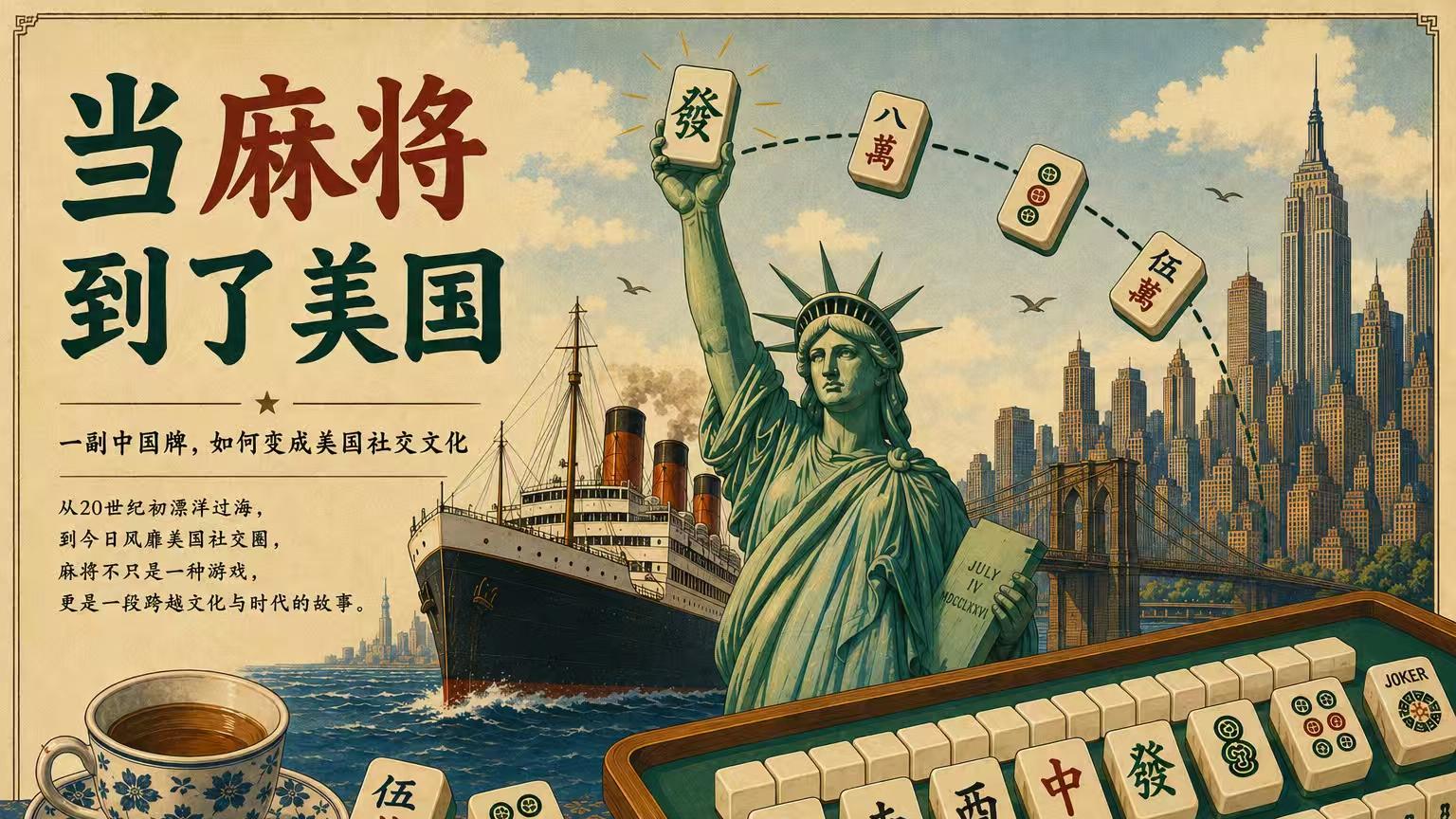 “麻将热”成了美国人化解“数字孤独”的手搓良药？