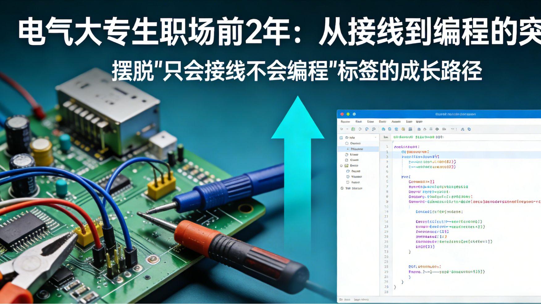 电气专业大专生，职场前2年怎么摆脱“只会接线不会编程”的标签？