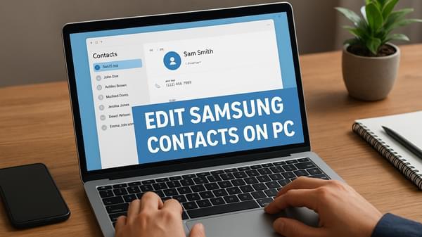 如何在电脑上编辑三星手机联系人