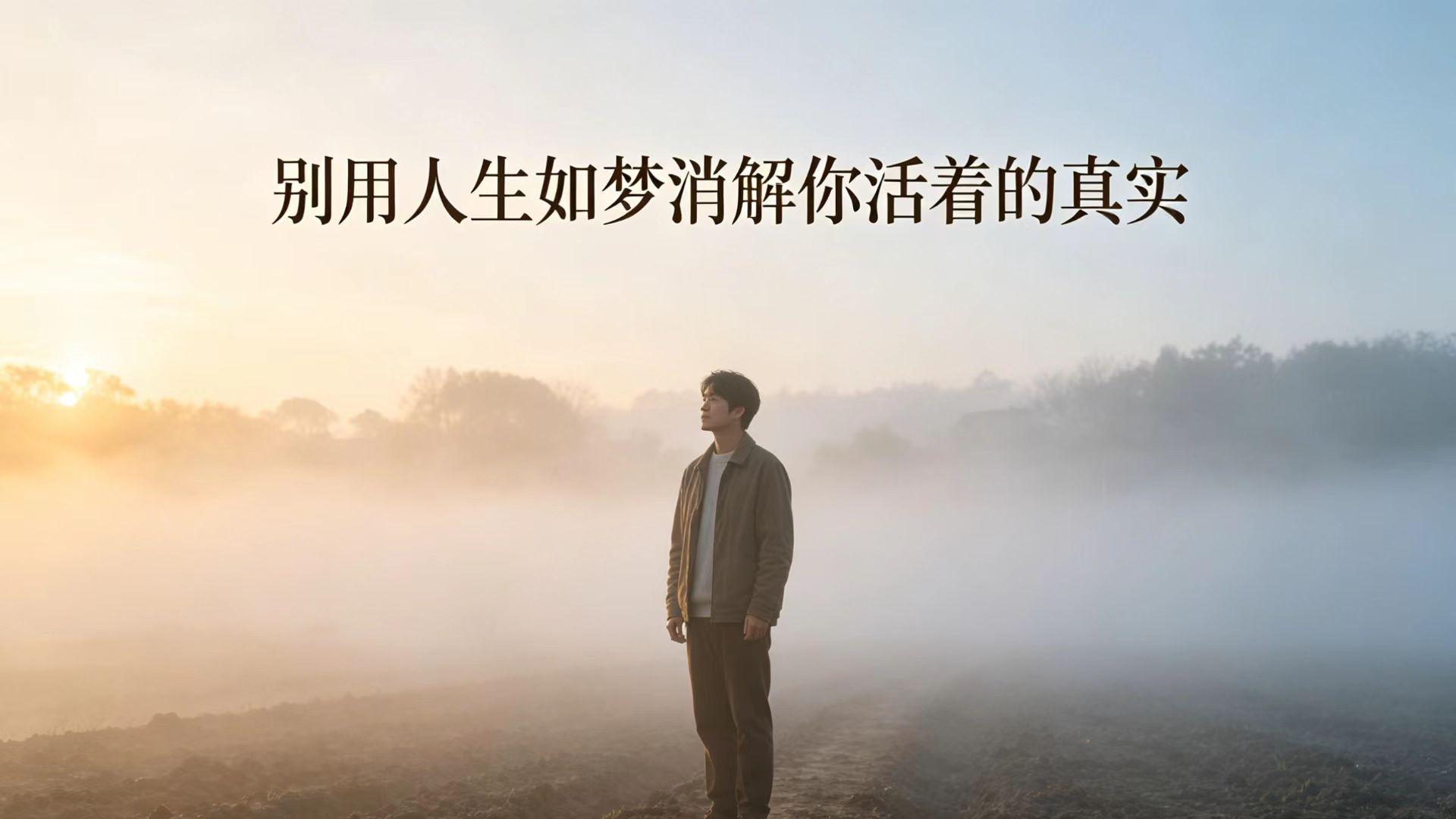 别用“人生如梦”，消解你活着的真实