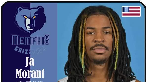 球星卡（NBA）：孟菲斯灰熊队19人一览（25/26赛季）