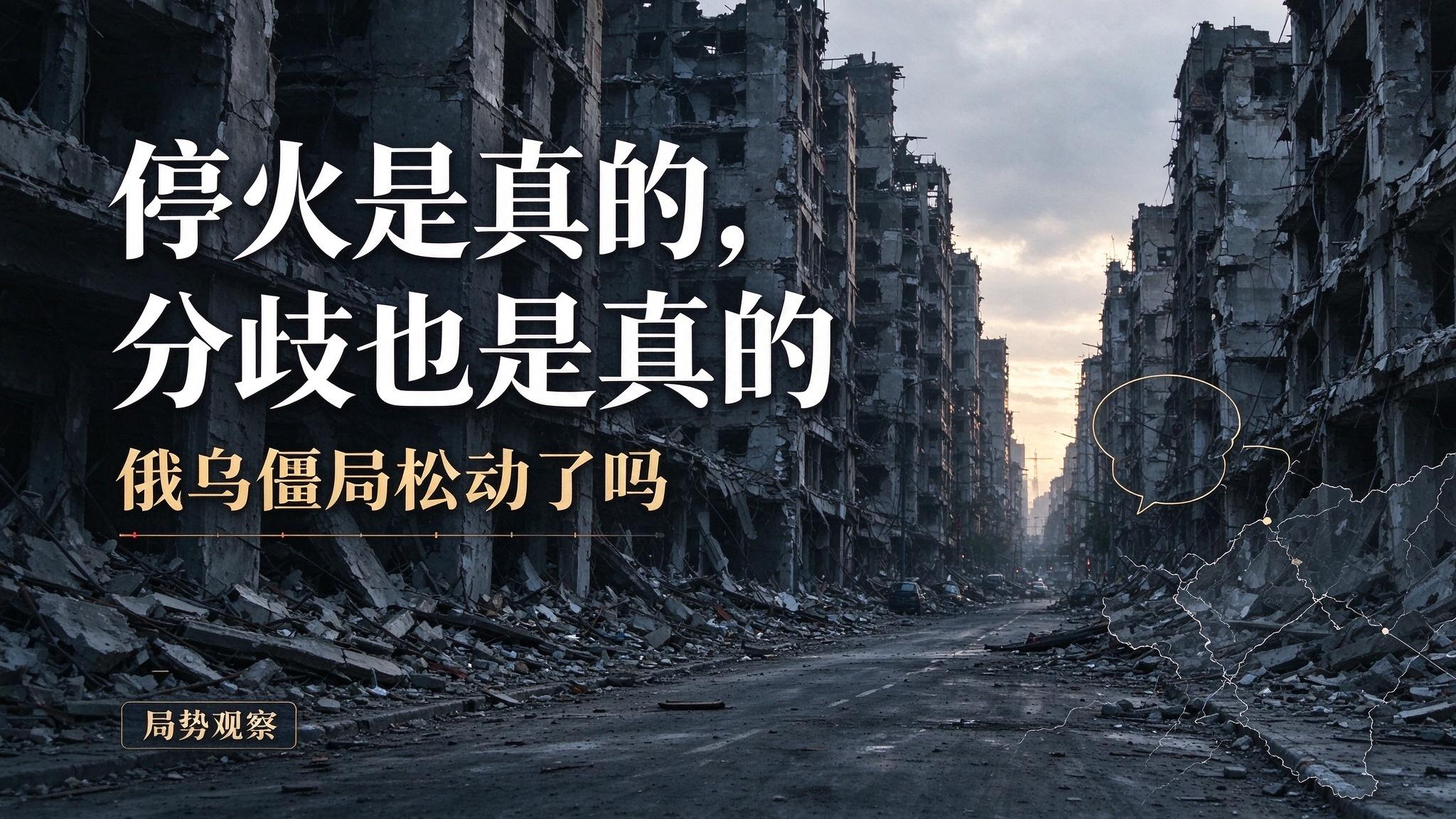 停火是真的，分歧也是真的：俄乌僵局松动了吗