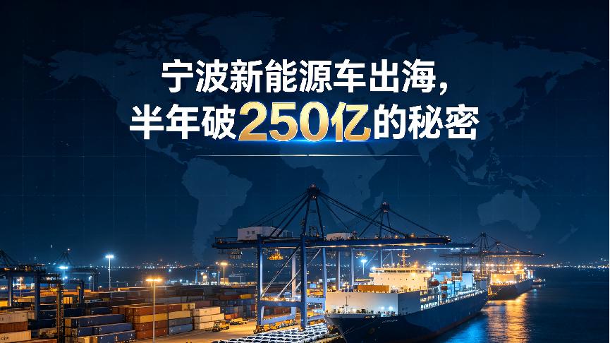 宁波新能源车出海，半年破250亿的秘密