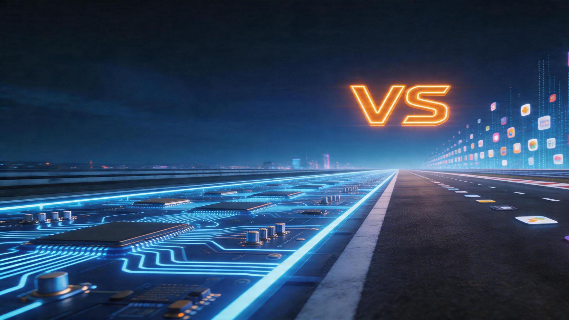 芯片帝国与初创洪流：两条路，谁先到终点？