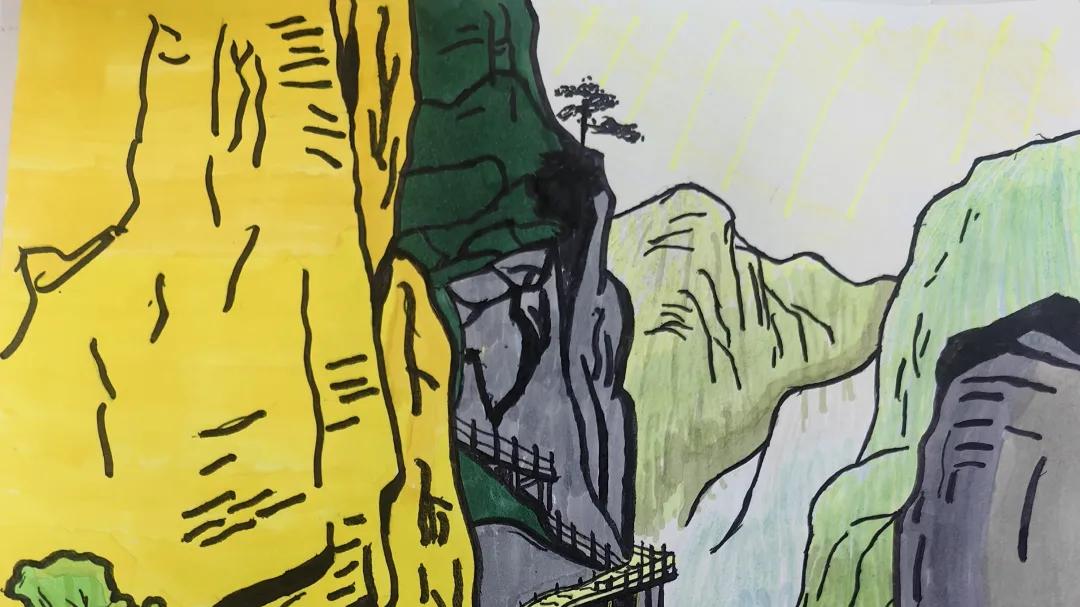 阜阳阜南一中中岗中学语文组“我为课文配插图”学科特色活动纪实