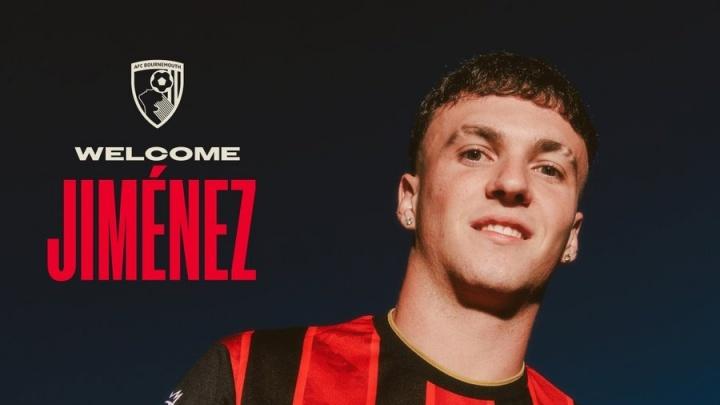 伯恩茅斯将买断A·希门尼斯，费用1950万欧+530万欧浮动