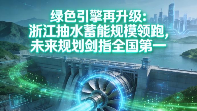 绿色引擎再升级：浙江抽水蓄能规模领跑，未来规划剑指全国第一